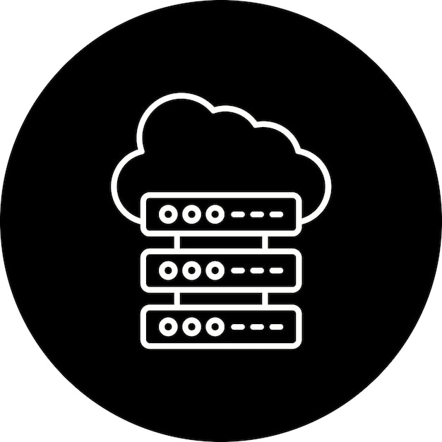 Icon voor cloudopslag
