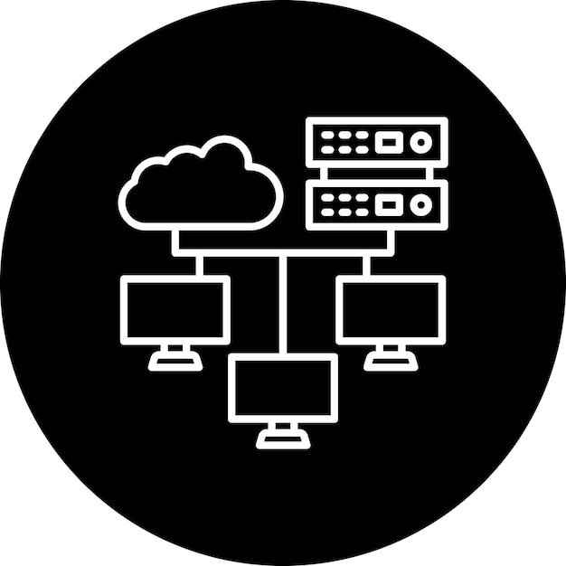 Icon voor edge computing