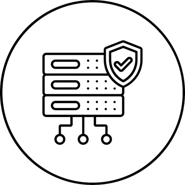 Icon voor gegevensbeveiliging