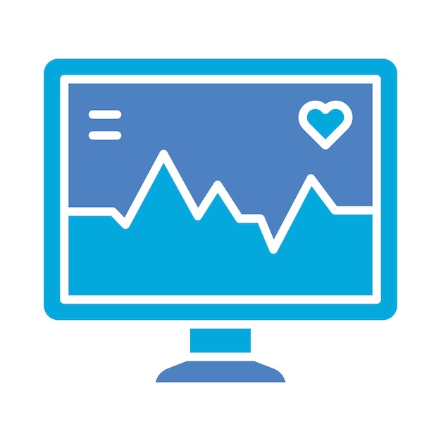 Icon voor hartmonitoring