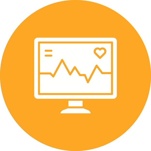 Icon voor hartmonitoring