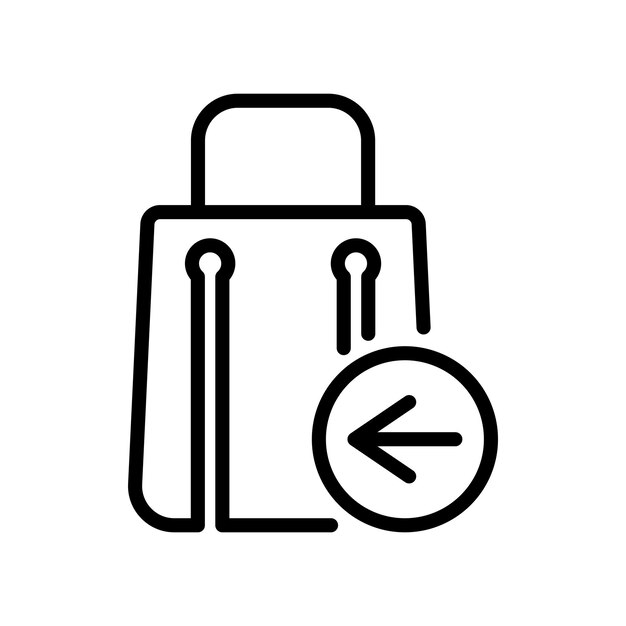 Icon voor het retourneren van het product