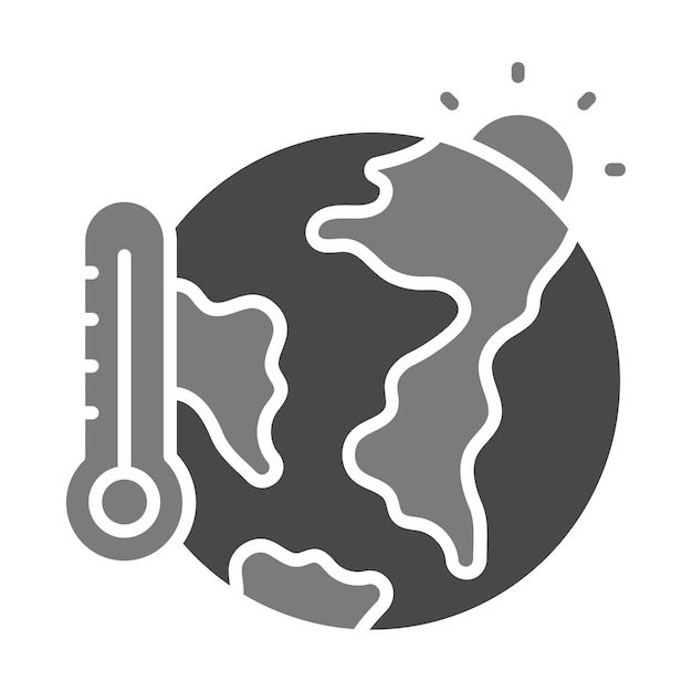Icon voor klimaatverandering