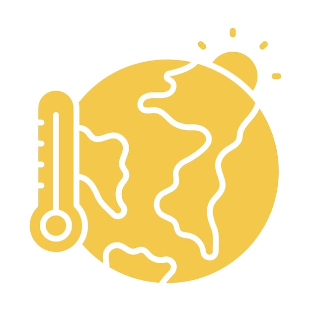 Icon voor klimaatverandering