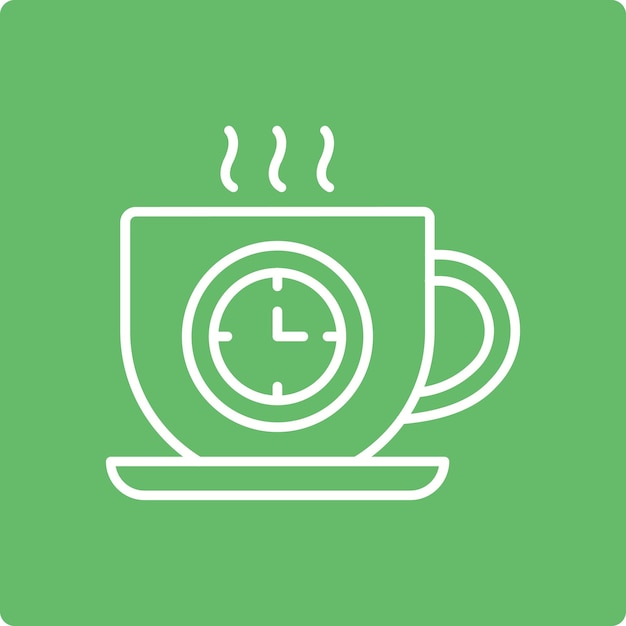 Icon voor koffietijd