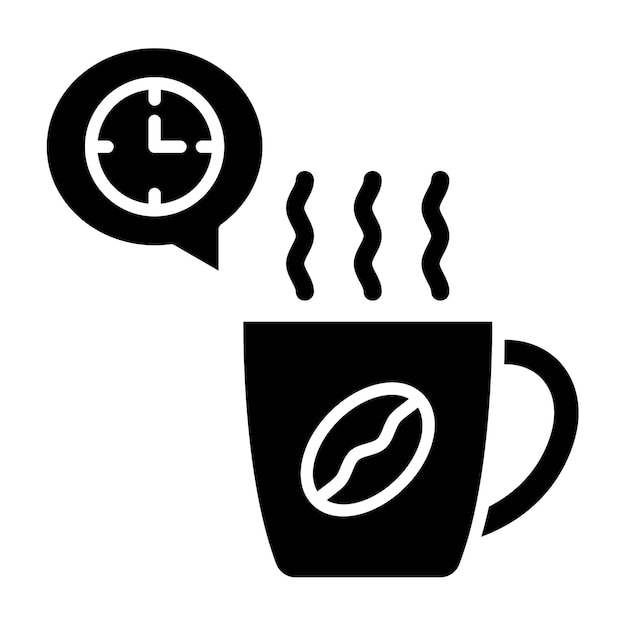 Icon voor koffietijd
