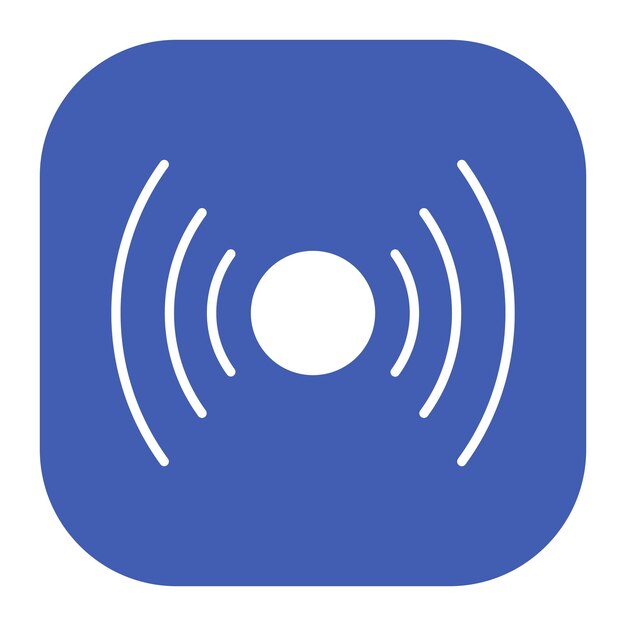 Icon voor live uitzending