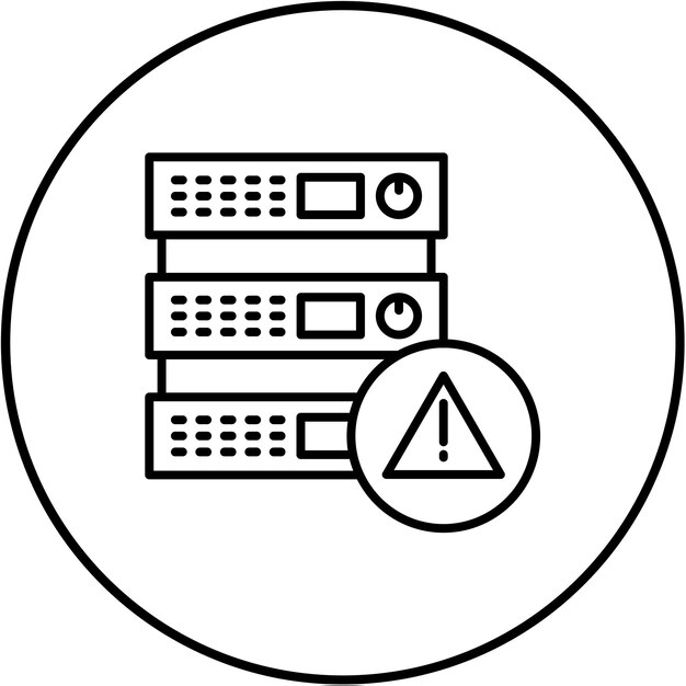 Icon voor serverfout