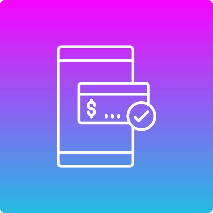 Icon voor smartphone-betalingen