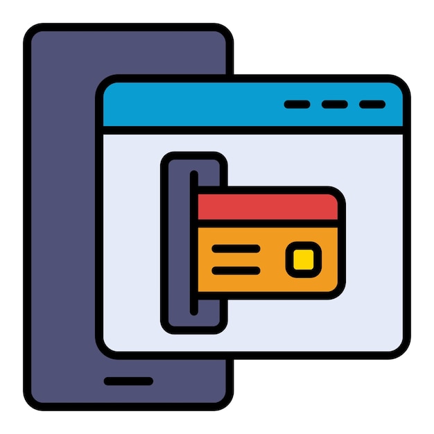 Icon voor smartphone-betalingen