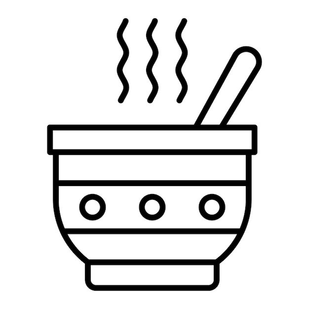 Icon voor soep