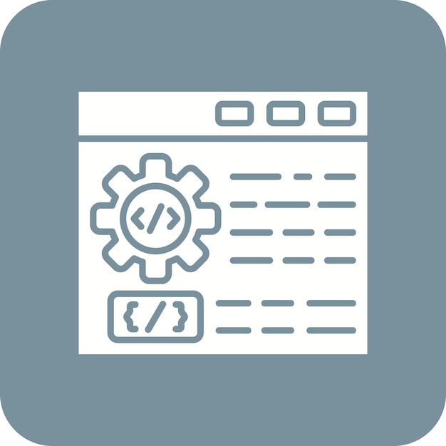 Icon voor webontwikkeling