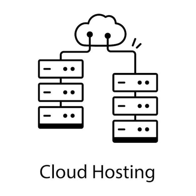 Icon voor webprogrammering in lineaire stijl