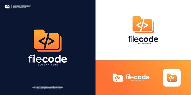 Vector iconen, logo's en logo's van bestandsmappen