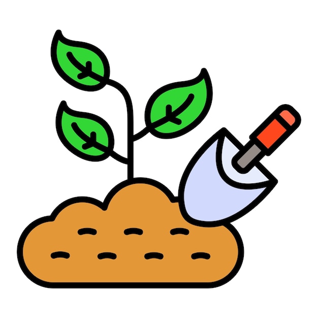 Vector iconen planten