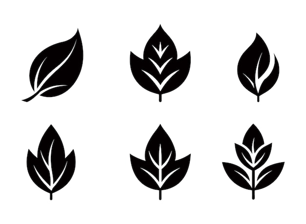 Iconen Set van bladeren