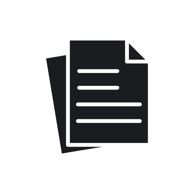 Iconen van bestanden informatie document vector symbool papier notitie teken blad bestand web doc icoon rapport spreadsheet symbool formulier papierwerk teken in zwarte gevulde en omschreven stijl