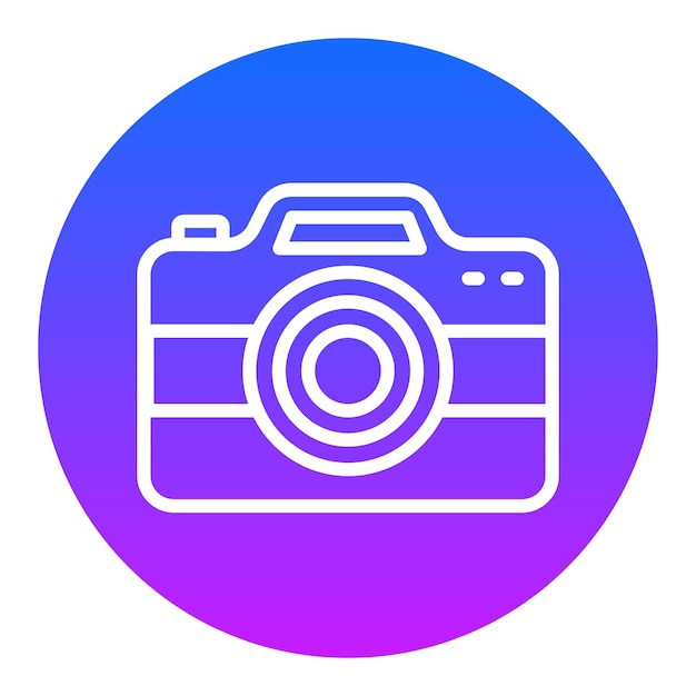 Iconen van de cameravector