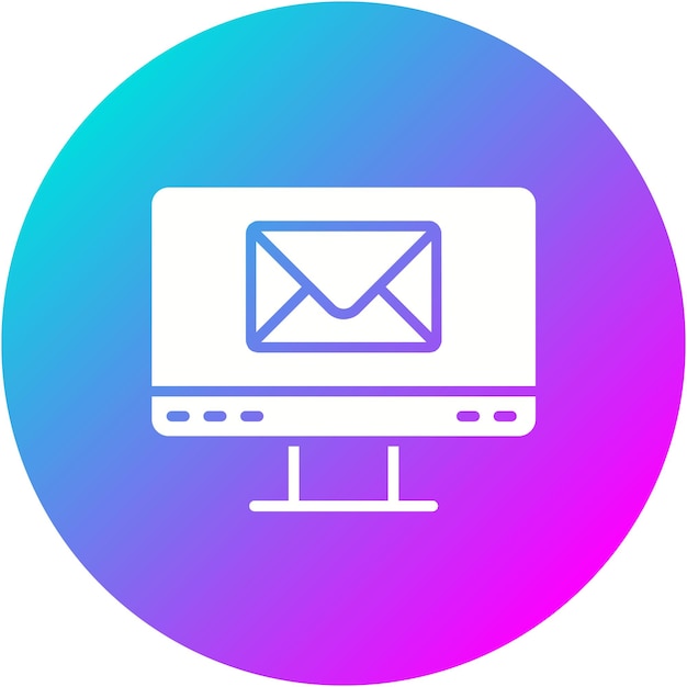 Iconen van de e-mailvector kunnen worden gebruikt voor communicatie-iconset