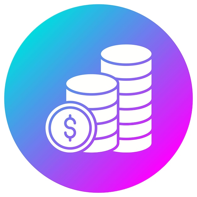 Iconen van de muntvector kunnen worden gebruikt voor Business Startup-iconset
