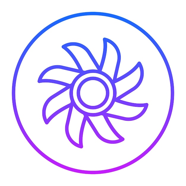 Iconen van de propellervector