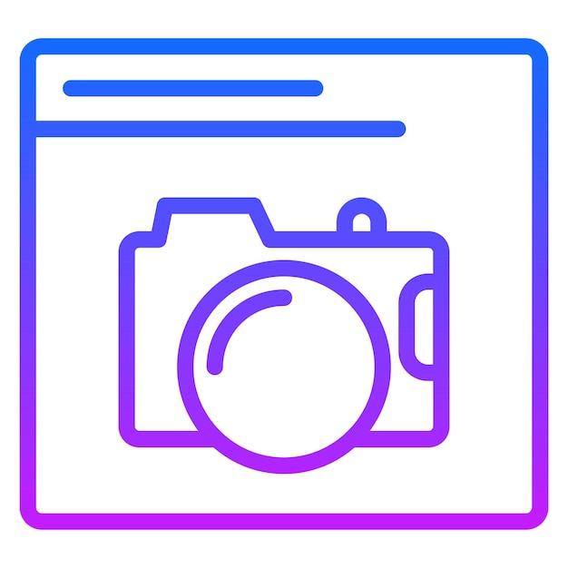 Iconen van de webcam-vector