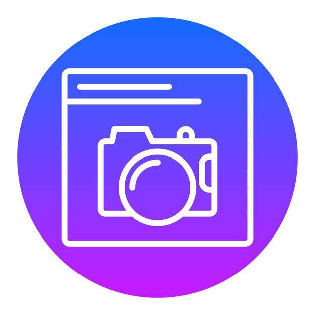 Iconen van de webcam-vector