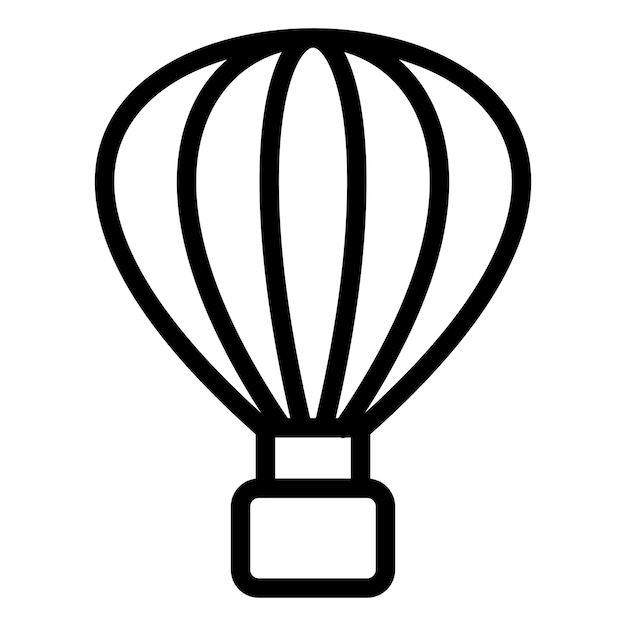 Iconen van luchtballonnen