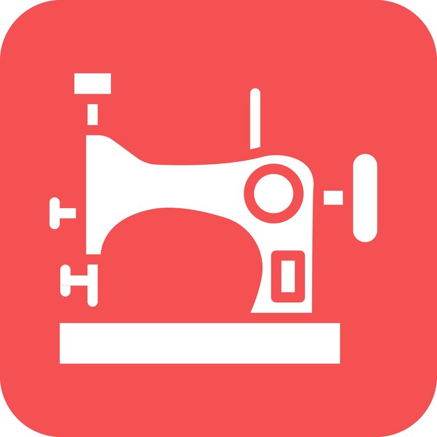 Iconen van naaimachines