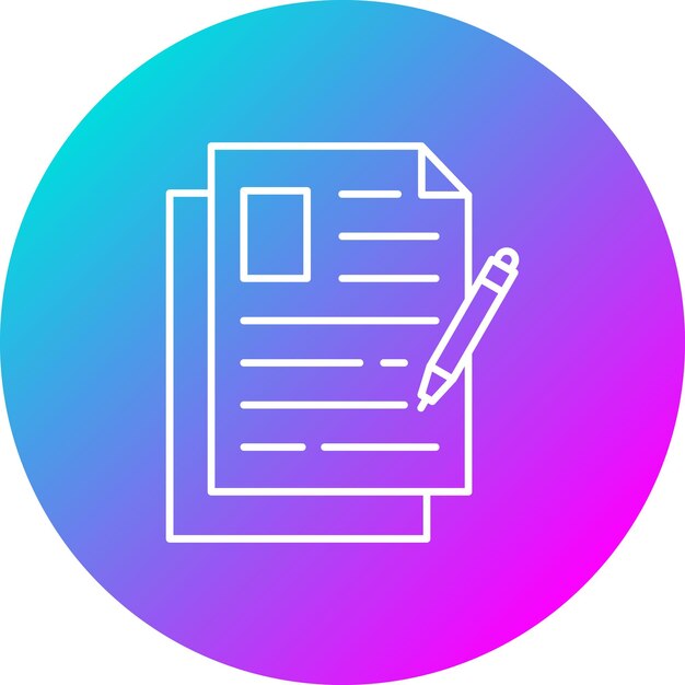 Iconen van papiervector kunnen worden gebruikt voor nieuws- en media-iconset