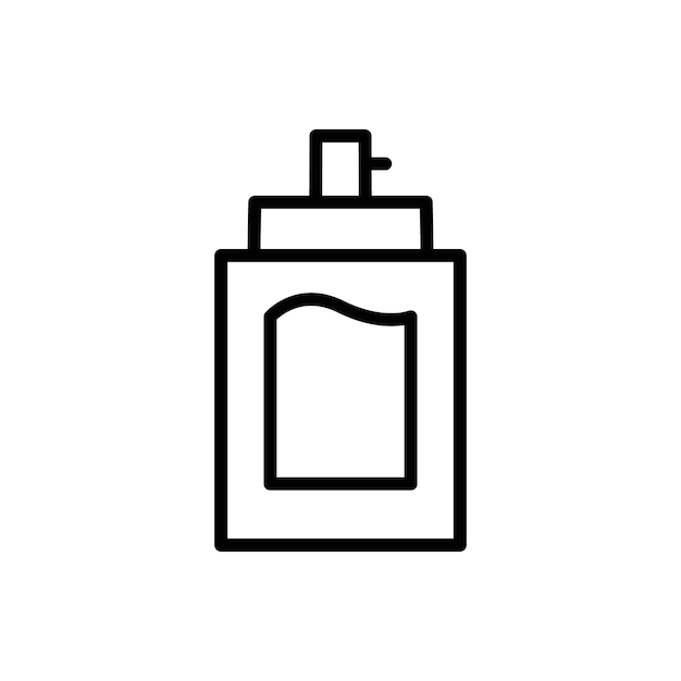 Iconen van parfums, logo's, tekens, vectorcontours
