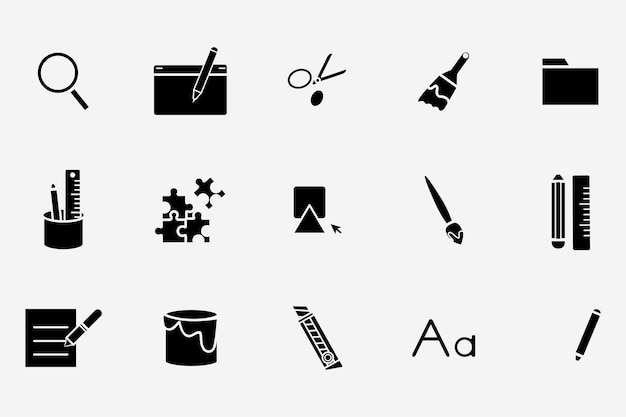 Iconen verzamelpakket