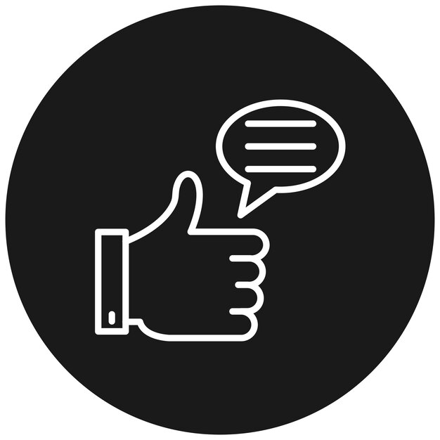 Iconen voor feedbackvector kunnen worden gebruikt voor communicatie-iconset