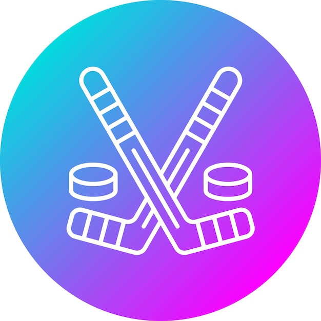 Iconen voor ijshockey kunnen worden gebruikt voor sporticonsets