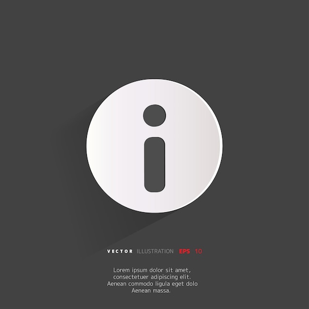Iconen voor informatie op het web