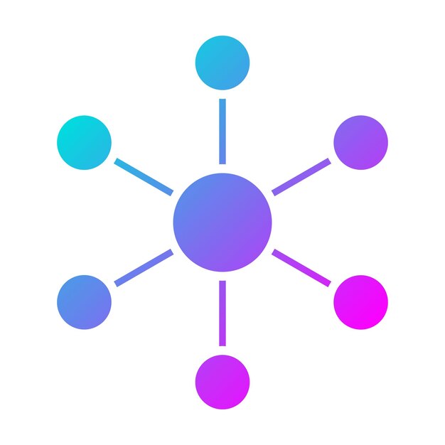 Iconen voor molecule-vectoren kunnen worden gebruikt voor Research and Science-iconset