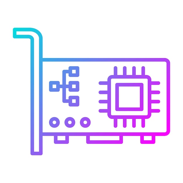 Iconen voor netwerkinterface kaarten kunnen worden gebruikt voor computer- en hardware-iconsets