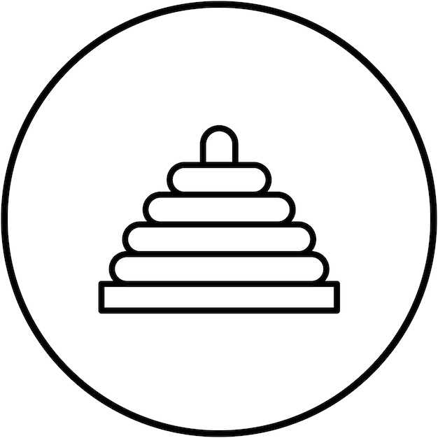 Iconen voor speelgoedvectoren kunnen worden gebruikt voor baby shower-iconsets