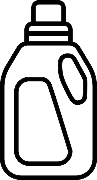 Iconen voor vloeibare reinigingsmiddelen Set wasgoed Reinigingszeep Flasje Stof Vector Symbool Efficiënt Reinigingsmiddel Teken