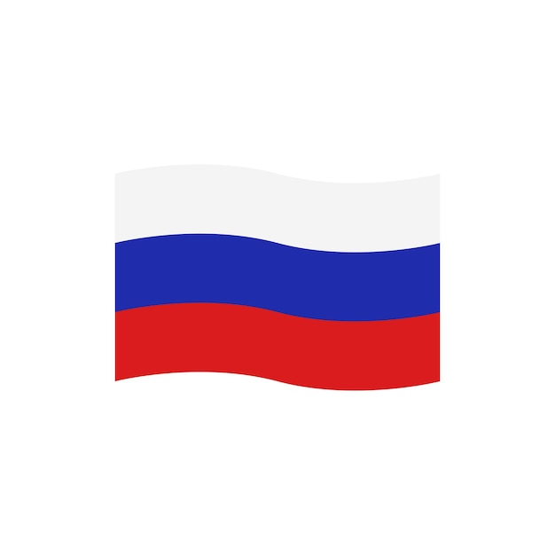 Iconenvector van de Russische vlag