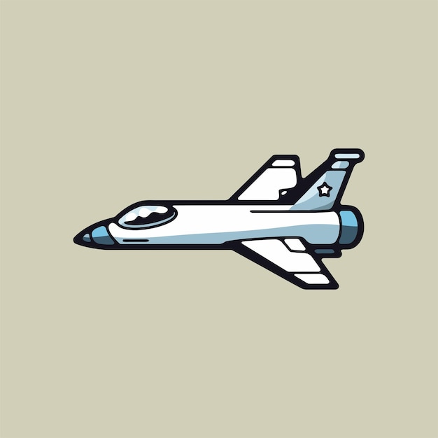 Iconenvector van gevechtsvliegtuigen