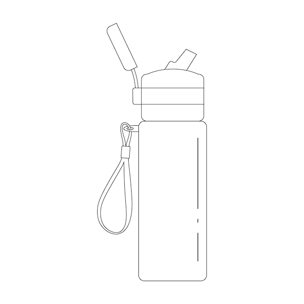 Iconenvector voor drinkwaterflessen