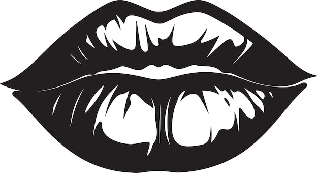 Vector iconic kiss vector lip logo assortiment stylish pout vrouwe lips logo variëteiten