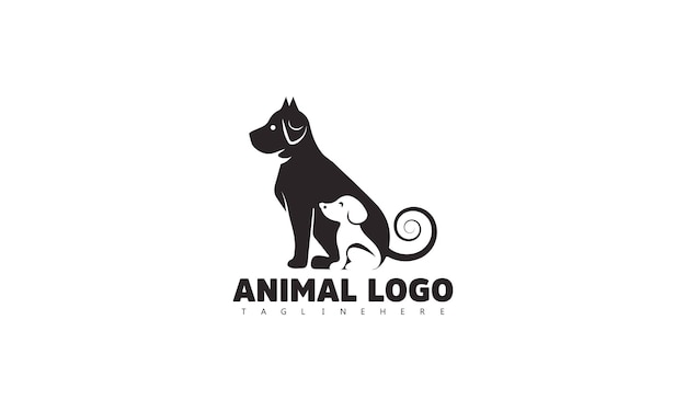 Iconic logo symbolizing love for pets with playful imagery and vibrant colors