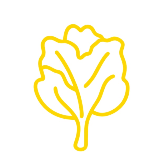 Iconische omtrek van sla