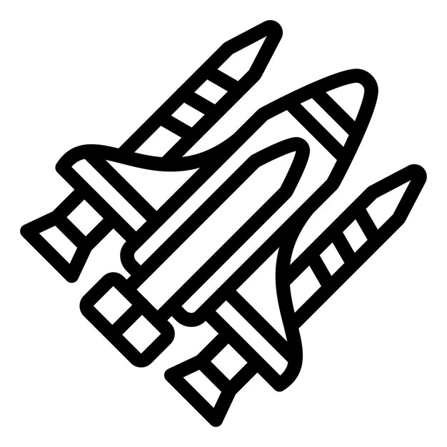 Vector iconische stijl van de space shuttle