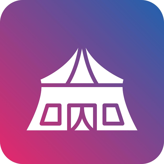 Iconische stijl van de tent