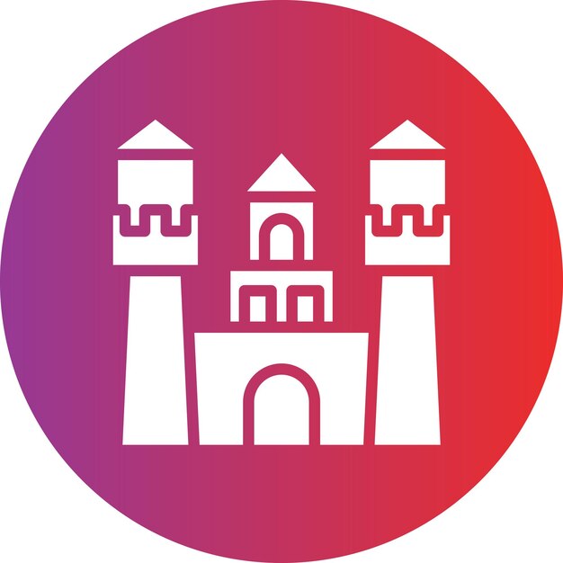 Iconische stijl van het kasteel