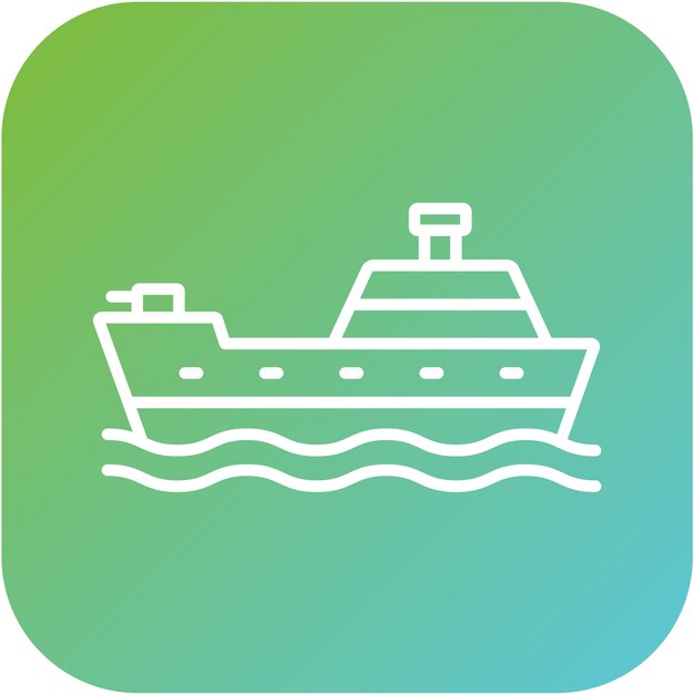 Iconische stijl van het legerschip
