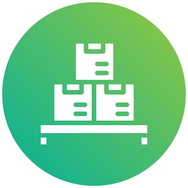 Iconontwerpillustratie van de pakketvector